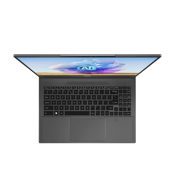 MSI Creator 16 AI Studio A1VIG-092NL Intel Core Ultra 9 185H Laptop 40,6 cm (16") UHD+ 64 GB DDR5-SDRAM 2 TB SSD NVIDIA GeForce RTX 4090 Wi-Fi 7 (802.11be) Windows 11 Pro Grijs (16AIA1VIG092NL)
