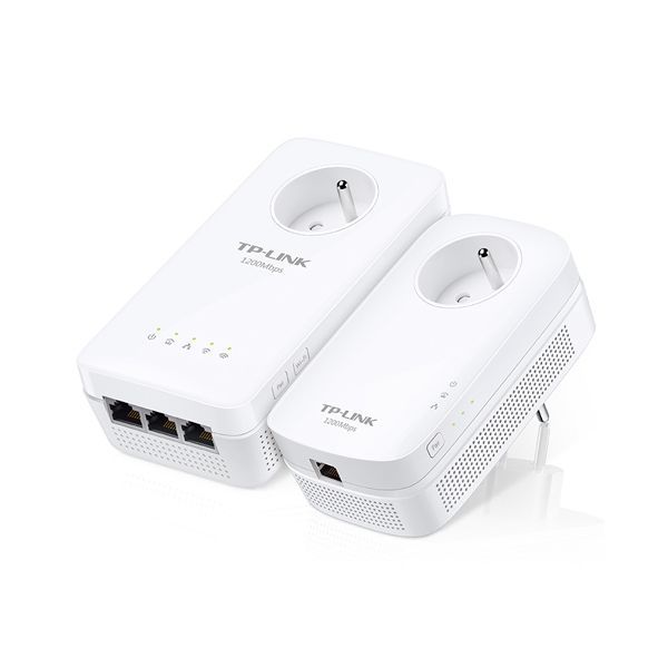 TP-Link TL-WPA8635P KIT 1200 Mbit/s Ethernet LAN Wifi Wit 2 stuk(s) (TL-WPA8635P KIT(FR)