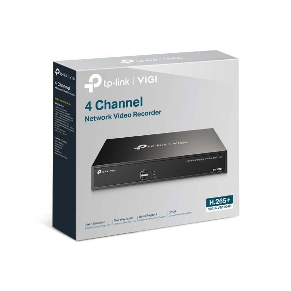 TP-Link VIGI NVR1004H Zwart (VIGI NVR1004H)