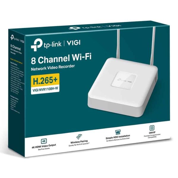 TP-Link VIGI NVR1108H-W Wit (VIGI NVR1108H-W)
