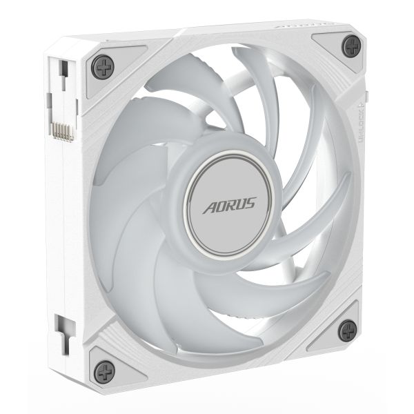 GIGABYTE AORUS EZ CHAIN FAN 120 ICE Moederbord Ventilator 12 cm Wit 1 stuk(s) (GP-ECFAN1201)