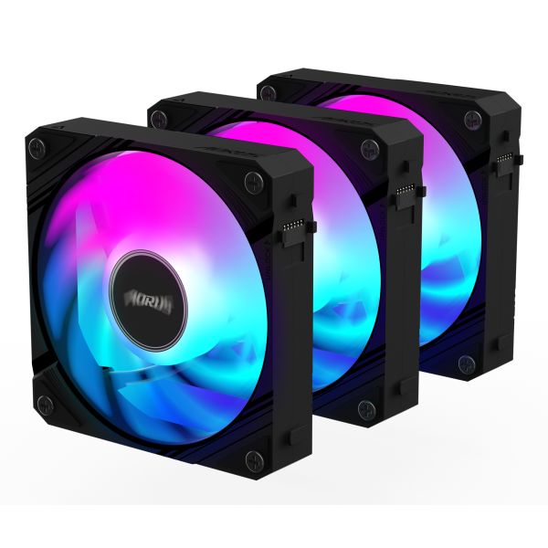 GIGABYTE AORUS EZ CHAIN FAN 120 (3-Pack) Moederbord Ventilator 12 cm Zwart 3 stuk(s) (GP-ECFAN1203)