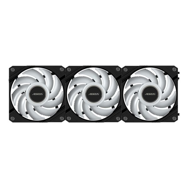 GIGABYTE AORUS EZ CHAIN FAN 120 (3-Pack) Moederbord Ventilator 12 cm Zwart 3 stuk(s) (GP-ECFAN1203)