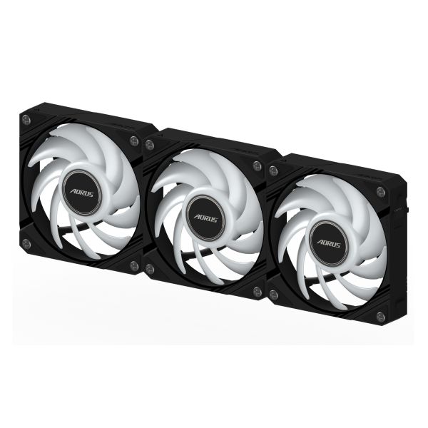 GIGABYTE AORUS EZ CHAIN FAN 120 (3-Pack) Moederbord Ventilator 12 cm Zwart 3 stuk(s) (GP-ECFAN1203)