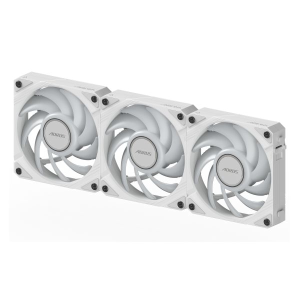 GIGABYTE AORUS EZ CHAIN FAN 120 ICE Moederbord Ventilator 12 cm Wit 1 stuk(s) (GP-ECFAN1203 ICE)