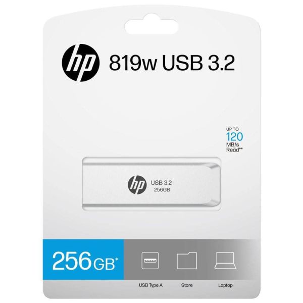 HP HPFD819W-A-256 USB flash drive 256 GB USB Type-A 3.2 Gen 2 (3.1 Gen 2) Zilver (HPFD819W-A-256)