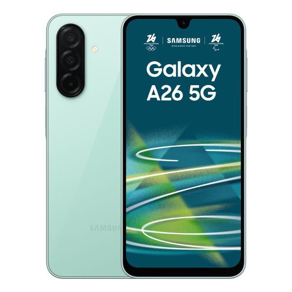 Samsung Galaxy A26 17 cm (6.7") Hybride Dual SIM Android 15 5G USB Type-C 6 GB 128 GB 5000 mAh Muntkleur (SM-A266BLGBEUE)