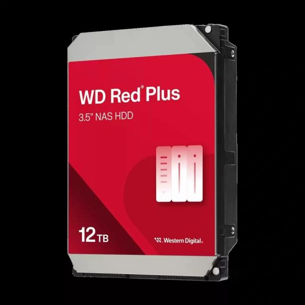 Western Digital WD 12TB SATA III 512MB RED Plus NAS HDD (WD120EFGX) (WD120EFGX)