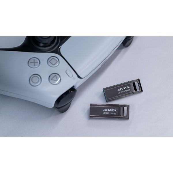 ADATA UR340 USB flash drive 128 GB USB Type-A 3.2 Gen 2 (3.1 Gen 2) Zwart (AROY-UR340-128GBK)