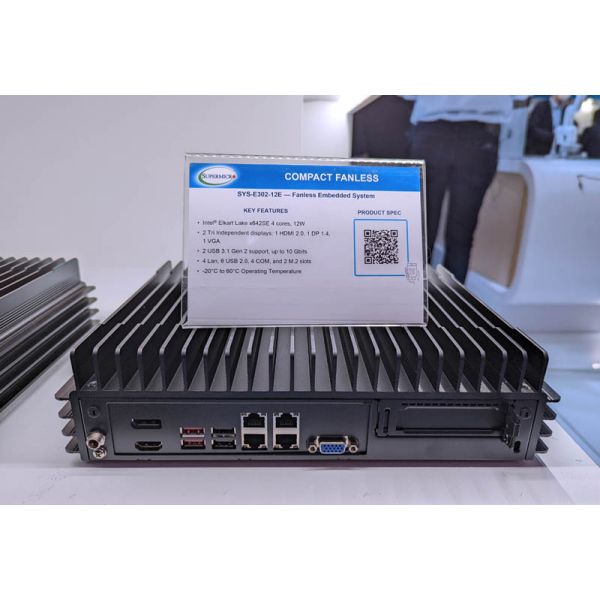 Super Micro Supermicro Fanless CSE-E302iL2 + MBD-A3SEV-4C-LN4-P (SYS-E302-12E)