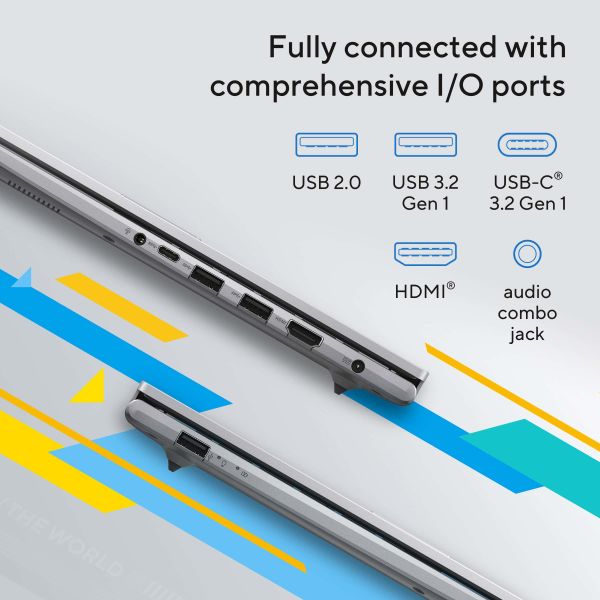 ASUS Vivobook 15 X1504VA-NJ2241W Intel® Core™ i5 i5-1334U Laptop 39,6 cm (15.6") Full HD 16 GB DDR4-SDRAM 512 GB SSD Wi-Fi 5 (802.11ac) Windows 11 Home Belgisch Blauw (90NB10J1-M02TD0)