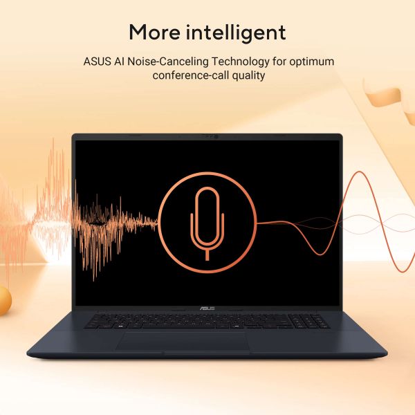 ASUS Vivobook 18 M1807HA-S8033W AMD Ryzen™ 7 260 Laptop 46,7 cm (18.4") WUXGA 16 GB DDR5-SDRAM 1 TB SSD Wi-Fi 6 (802.11ax) Windows 11 Home Belgisch Blauw (90NB15P1-M007M0)