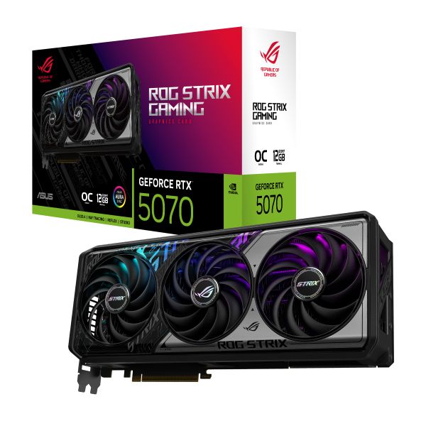 ASUS ROG -STRIX-RTX5070-O12G-GAMING NVIDIA GeForce RTX 5070 12 GB GDDR7 (90YV0M80-M0NA00)