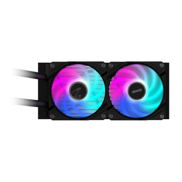 GIGABYTE AORUS WATERFORCE II 240 Processor Alles-in-één vloeistofkoeler 12 cm Zwart (GP-AORUSWTRFRC240)