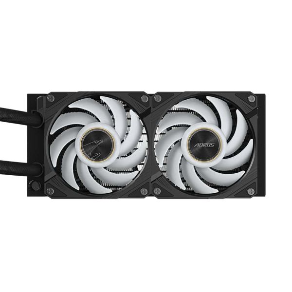GIGABYTE AORUS WATERFORCE X II 240 Processor Alles-in-één vloeistofkoeler 12 cm Zwart (GP-AORUSWTRFRCX240)