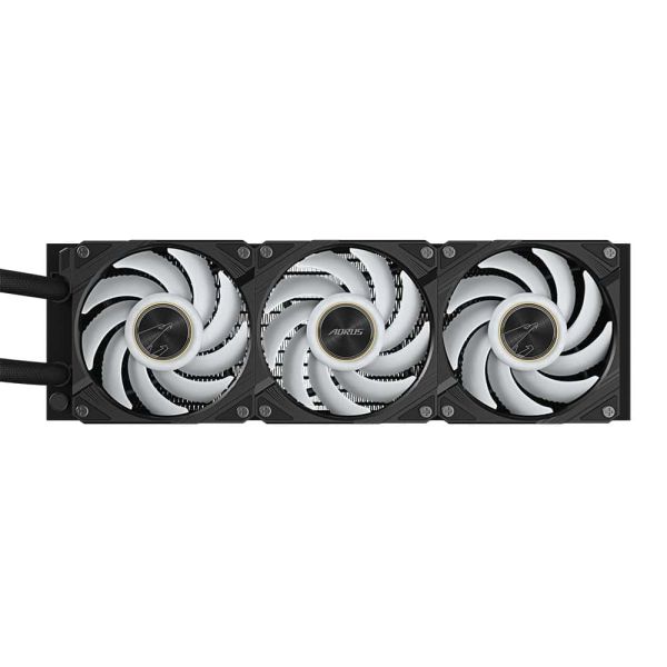 GIGABYTE AORUS WATERFORCE X II 360 Processor Alles-in-één vloeistofkoeler 12 cm Zwart (GP-AORUSWTRFRCX360)