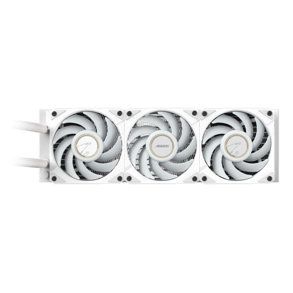 GIGABYTE AORUS WATERFORCE X II 360 ICE Processor Alles-in-één vloeistofkoeler 12 cm Wit (GP-AORUTRFRCX360I)