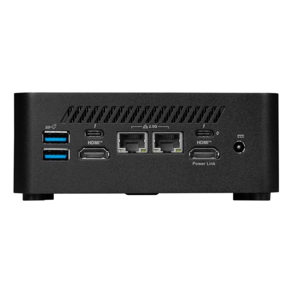 MSI CUBI NUC AI 1UMG-007EU PC's/werkstation Intel Core Ultra 5 125H 8 GB DDR5-SDRAM 512 GB SSD Windows 11 Home Mini PC Zwart (CUBI NUC AI 1UMG-007EU)