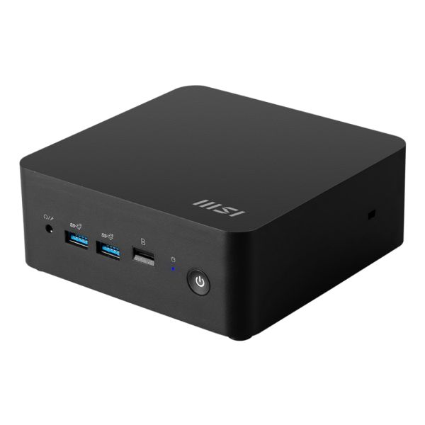 MSI CUBI NUC AI 1UMG-007EU PC's/werkstation Intel Core Ultra 5 125H 8 GB DDR5-SDRAM 512 GB SSD Windows 11 Home Mini PC Zwart (CUBI NUC AI 1UMG-007EU)