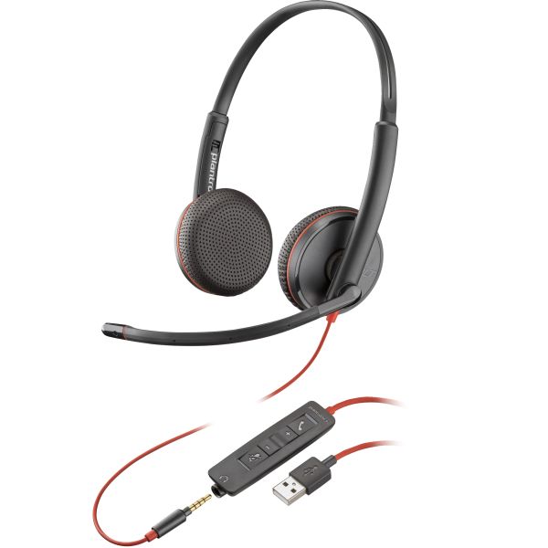POLY Blackwire 3225 stereo USB-A-headset (bulk) (80S11A6)