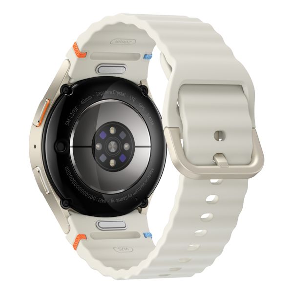 Samsung Galaxy Watch7 3,3 cm (1.3") AMOLED 40 mm Digitaal 432 x 432 Pixels Touchscreen 4G Crème Wifi GPS (SM-L305FZEAEUE)