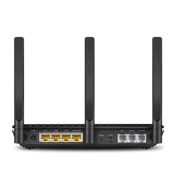 TP-Link Archer VR2100v draadloze router Gigabit Ethernet Dual-band (2.4 GHz / 5 GHz) Zwart (ARCHER VR2100V) TP-Link Archer VR2100v draadloze router Gigabit Ethernet Dual-band (2.4 GHz / 5 GHz) Zwart (ARCHER VR2100V)