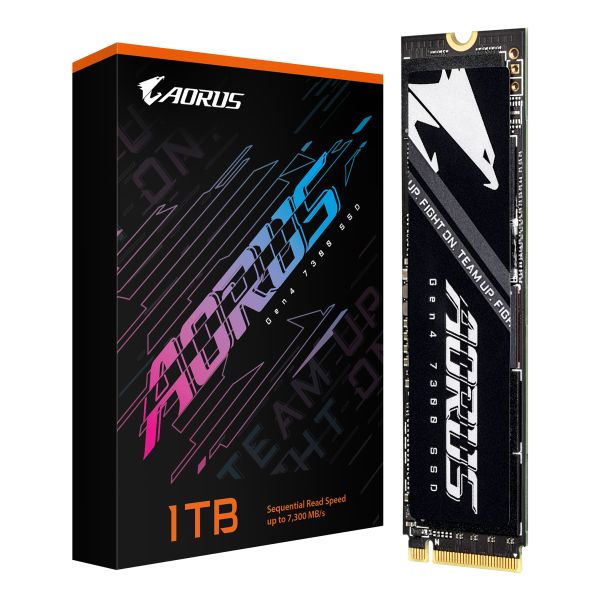 GIGABYTE AORUS Gen4 7300 1 TB M.2 PCI Express 4.0 NVMe 3D TLC NAND (AG4731TB N)