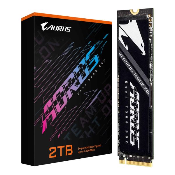 GIGABYTE AORUS Gen4 7300 2 TB M.2 PCI Express 4.0 NVMe 3D TLC NAND (AG4732TB N)