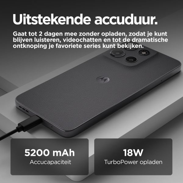 Motorola moto g15 17,1 cm (6.72") Dual SIM Android 15 4G USB Type-C 4 GB 128 GB 5200 mAh Grijs (840023280955)