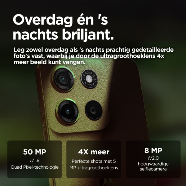 Motorola moto g15 17,1 cm (6.72") Dual SIM Android 15 4G USB Type-C 4 GB 128 GB 5200 mAh Groen (840023280993)