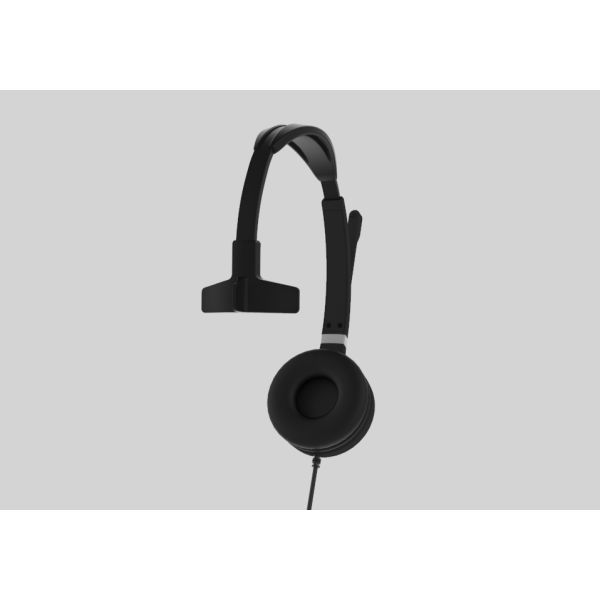 Yealink UH36 Mono Headset Bedraad Hoofdband Kantoor/callcenter USB Type-A Zwart, Zilver (UH36 MONO UC)