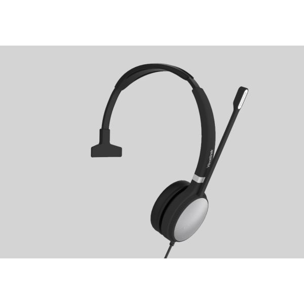 Yealink UH36 Mono Headset Bedraad Hoofdband Kantoor/callcenter USB Type-A Zwart, Zilver (UH36 MONO UC)