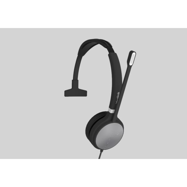 Yealink UH36 Mono Headset Bedraad Hoofdband Kantoor/callcenter USB Type-A Zwart, Zilver (UH36 MONO UC)