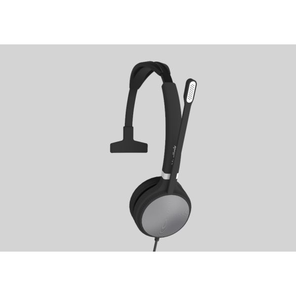 Yealink UH36 Mono Headset Bedraad Hoofdband Kantoor/callcenter USB Type-A Zwart, Zilver (UH36 MONO UC)