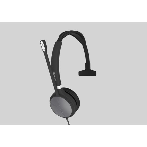 Yealink UH36 Mono Headset Bedraad Hoofdband Kantoor/callcenter USB Type-A Zwart, Zilver (UH36 MONO UC)