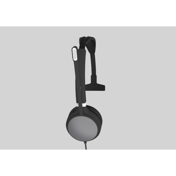 Yealink UH36 Mono Headset Bedraad Hoofdband Kantoor/callcenter USB Type-A Zwart, Zilver (UH36 MONO UC)