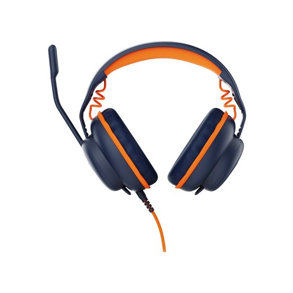 V7 HU590E hoofdtelefoon/headset Bedraad Hoofdband Onderwijs USB Type-C / USB Type-A Blauw, Oranje (HU590E)