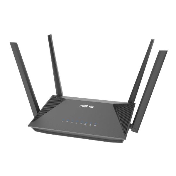 ASUS RT-AX52 Pro AX3000 draadloze router Gigabit Ethernet Dual-band (2.4 GHz / 5 GHz) Zwart (90IG08T0-MO3H10)