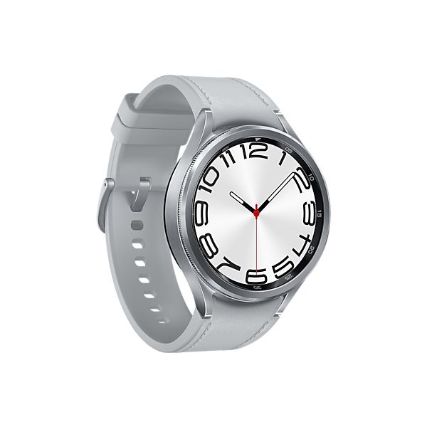 Samsung Galaxy Watch6 Classic 3,81 cm (1.5") OLED 47 mm Digitaal 480 x 480 Pixels Touchscreen Zilver Wifi GPS (SM-R960NZSAXEF)