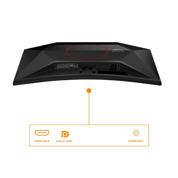 AOC G4 C27G42E computer monitor 68,6 cm (27") 1920 x 1080 Pixels Full HD LED Zwart, Rood (C27G42E)