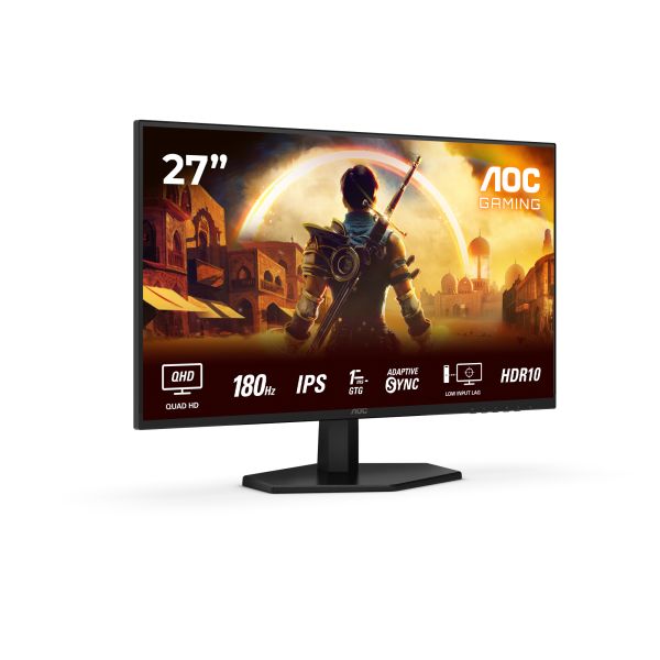 AOC G4 Q27G42XE computer monitor 68,6 cm (27") 2560 x 1440 Pixels Quad HD Zwart, Rood (Q27G42XE)