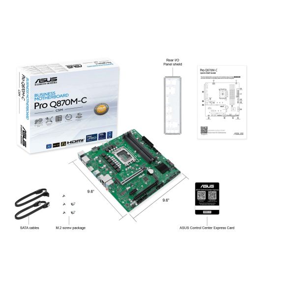 ASUS PRO Q870M-C-CSM LGA 1851 (Socket V1) micro ATX (90MB1KEP-M0EAYC)