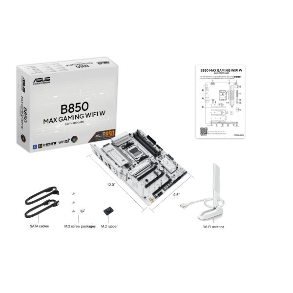 ASUS B850 MAX GAMING WIFI W AMD B850 Socket AM5 ATX (90MB1M10-M0EAY0)