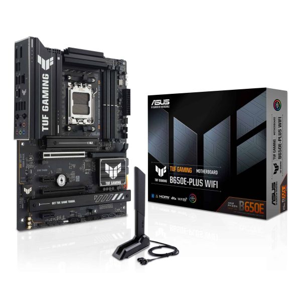 ASUS TUF GAMING B650E-PLUS WIFI AMD B650 Socket AM5 ATX (90MB1M20-M0EAY0)
