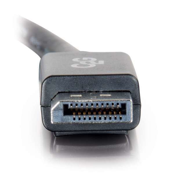 C2G 1m DisplayPort Cable with Latches 4K - 8K UHD M/M - Black Zwart (84400)