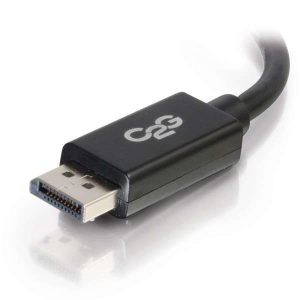 C2G 1m DisplayPort Cable with Latches 4K - 8K UHD M/M - Black Zwart (84400)
