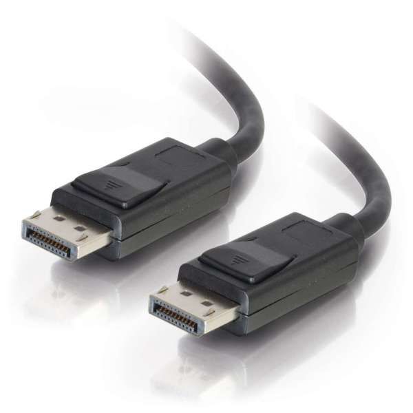 C2G 1m DisplayPort Cable with Latches 4K - 8K UHD M/M - Black Zwart (84400) C2G 1m DisplayPort Cable with Latches 4K - 8K UHD M/M - Black Zwart (84400)