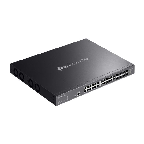 TP-Link Omada SX3832MPP netwerk-switch Managed L2+ 10G Ethernet (100/1000/10000) Power over Ethernet (PoE) DIN rail Zwart (SX3832MPP(UN))