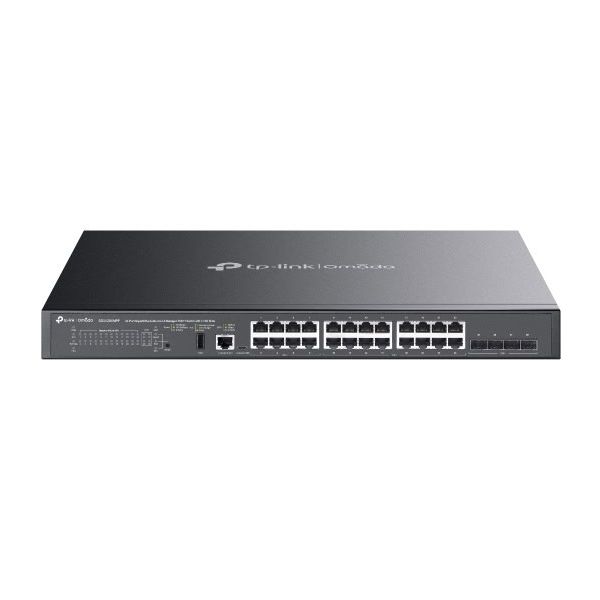 TP-Link SG5428XMPP netwerk-switch Managed L3 Gigabit Ethernet (10/100/1000) Power over Ethernet (PoE) Zwart (SG5428XMPP(UN))