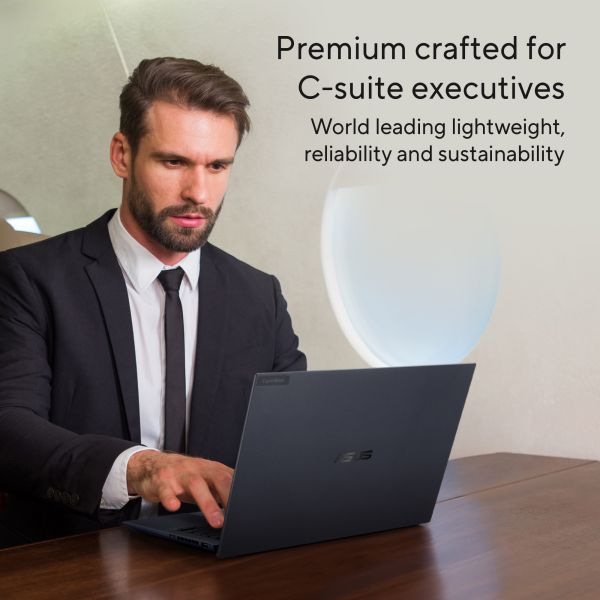 ASUS ExpertBook B9 OLED B9403CVAR-PP1678X Intel Core 7 150U Laptop 35,6 cm (14") WQXGA+ 32 GB LPDDR5x-SDRAM 1 TB SSD Wi-Fi 6E (802.11ax) Windows 11 Pro Frans Zwart (90NX05W1-M02W80)